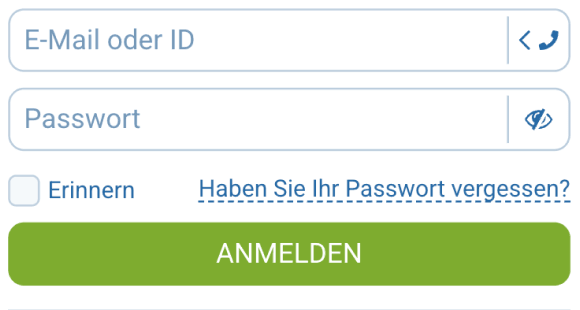 Einloggen