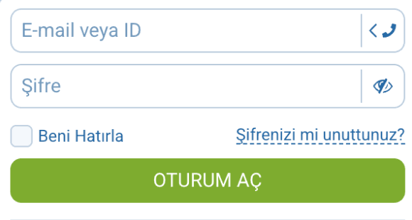 Giriş yapın